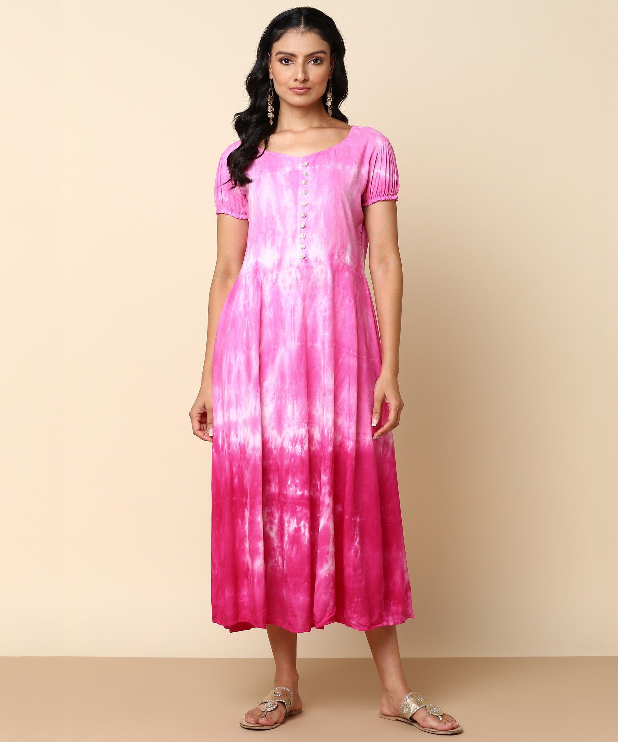 green emerald velvet dress Buy Yellow Printed Rayon Fit and Flare Dress Online at $25.00 main image 0