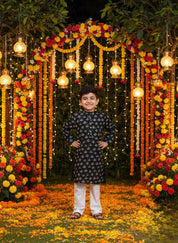 Boy Ethnic Wear Cotton Kurta Payjama Suit (K11083)