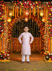 Boy Ethnic Wear Cotton Kurta Payjama Suit (K11085)
