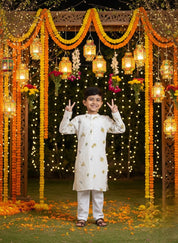 Boy Ethnic Wear Cotton Kurta Payjama Suit (K11086)