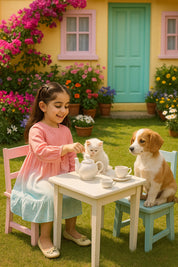 Hand Dyed Rayon Frock Dress for Girls (K1035)