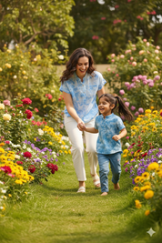 Hand Tie Dyed Mother Daughter Top Combo (COMBOMD9025)