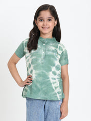 Hand Tie Dyed Mother Daughter Top Combo (COMBOMD9023)