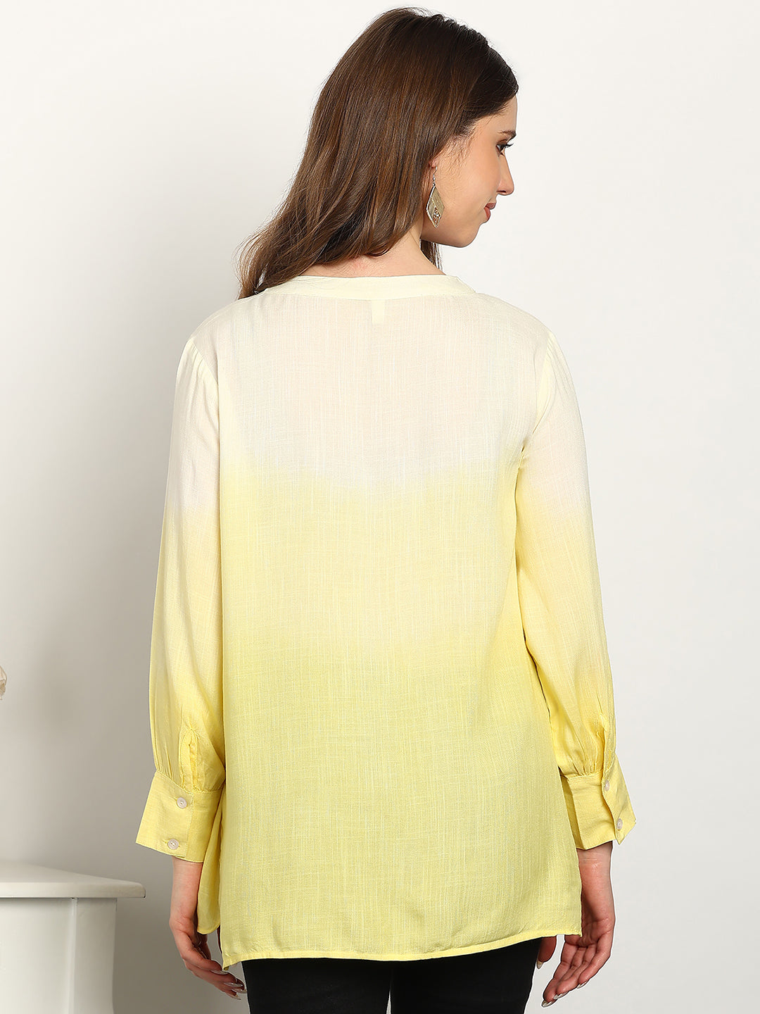 Women Rayon Tie & Dye Full Sleeve Casual Regular Fit Shirt (W1734)