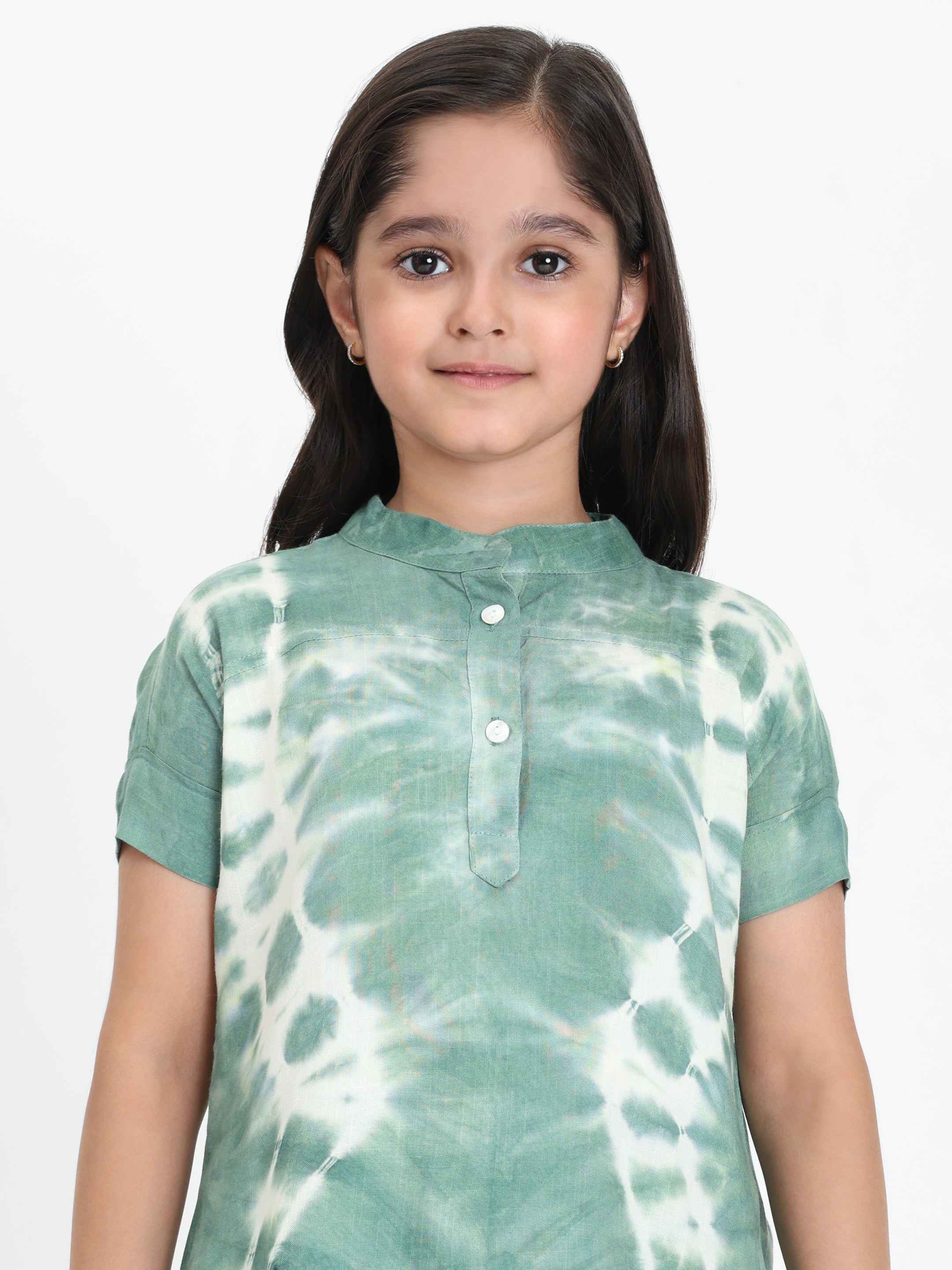 Hand Tie Dyed Mother Daughter Top Combo (COMBOMD9023)