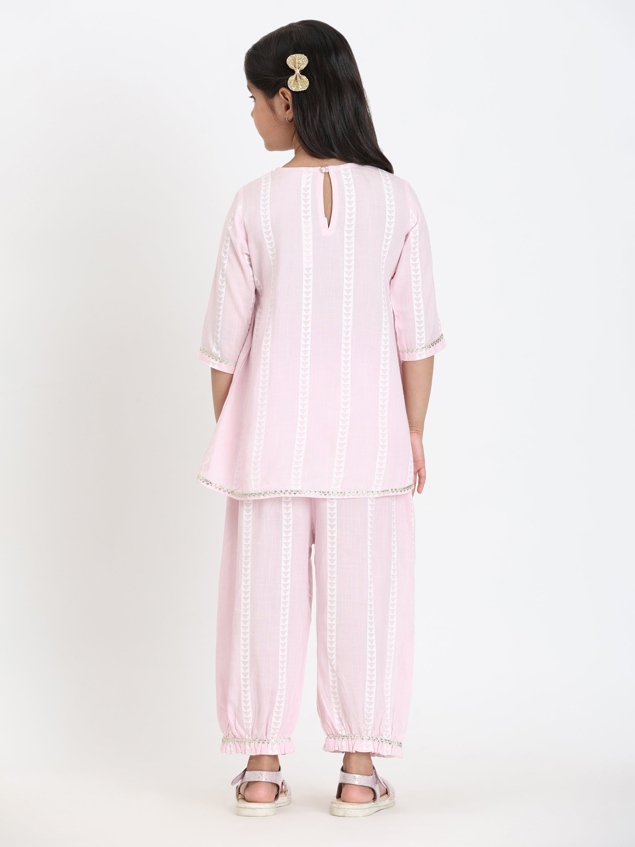 Women Dress With Matching Kids Kurta Set Mother Daughter Combo (COMBOMD9026)