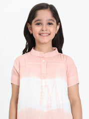 Hand Tie Dyed Mother Daughter Top Combo (COMBOMD9022)