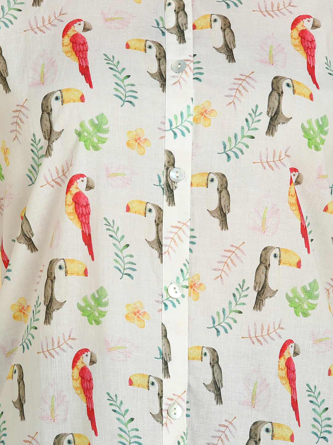 Women Casual Digital Printed Cotton Regular Fit Shirt (W1678)