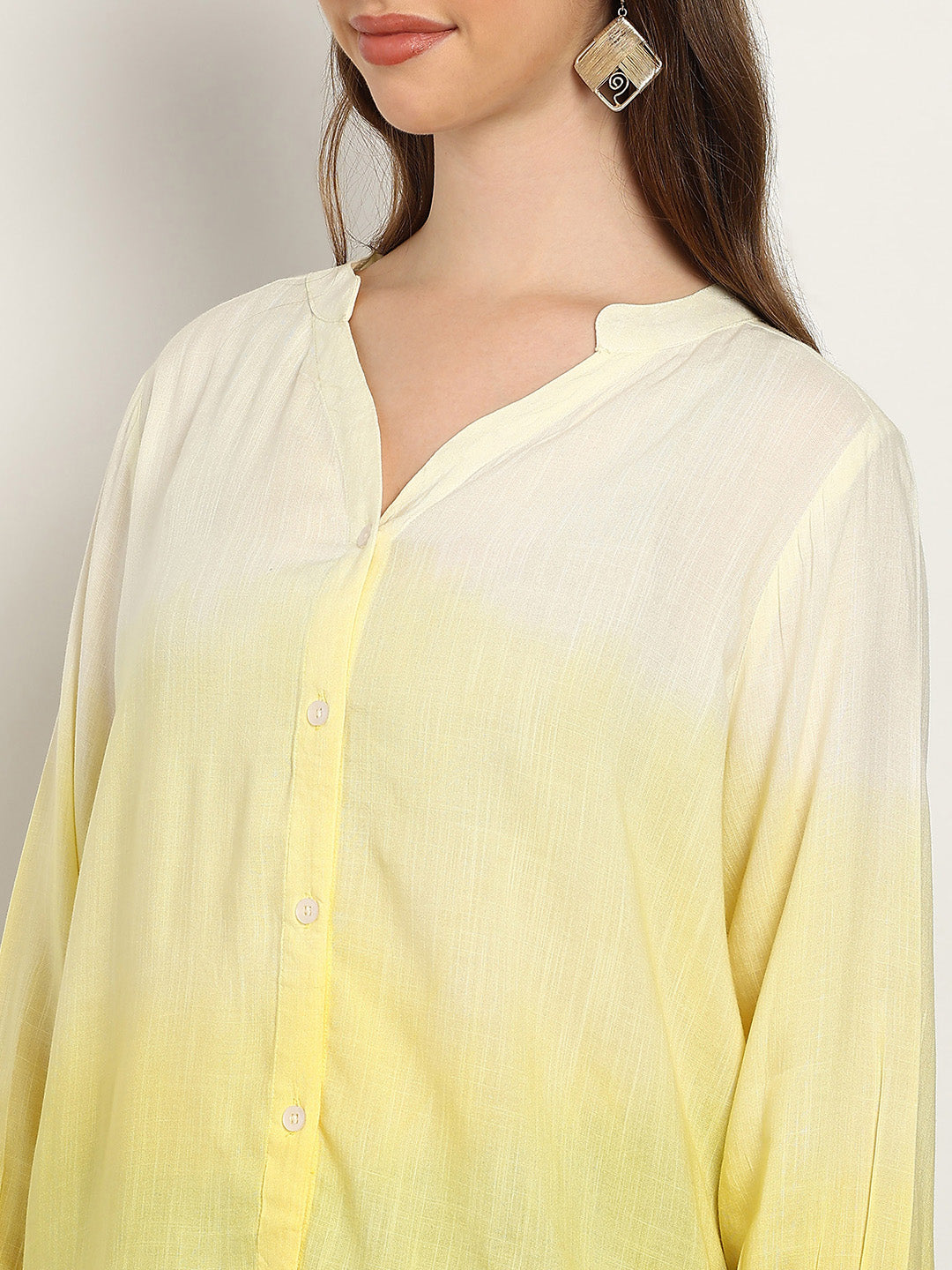 Women Rayon Tie & Dye Full Sleeve Casual Regular Fit Shirt (W1734)