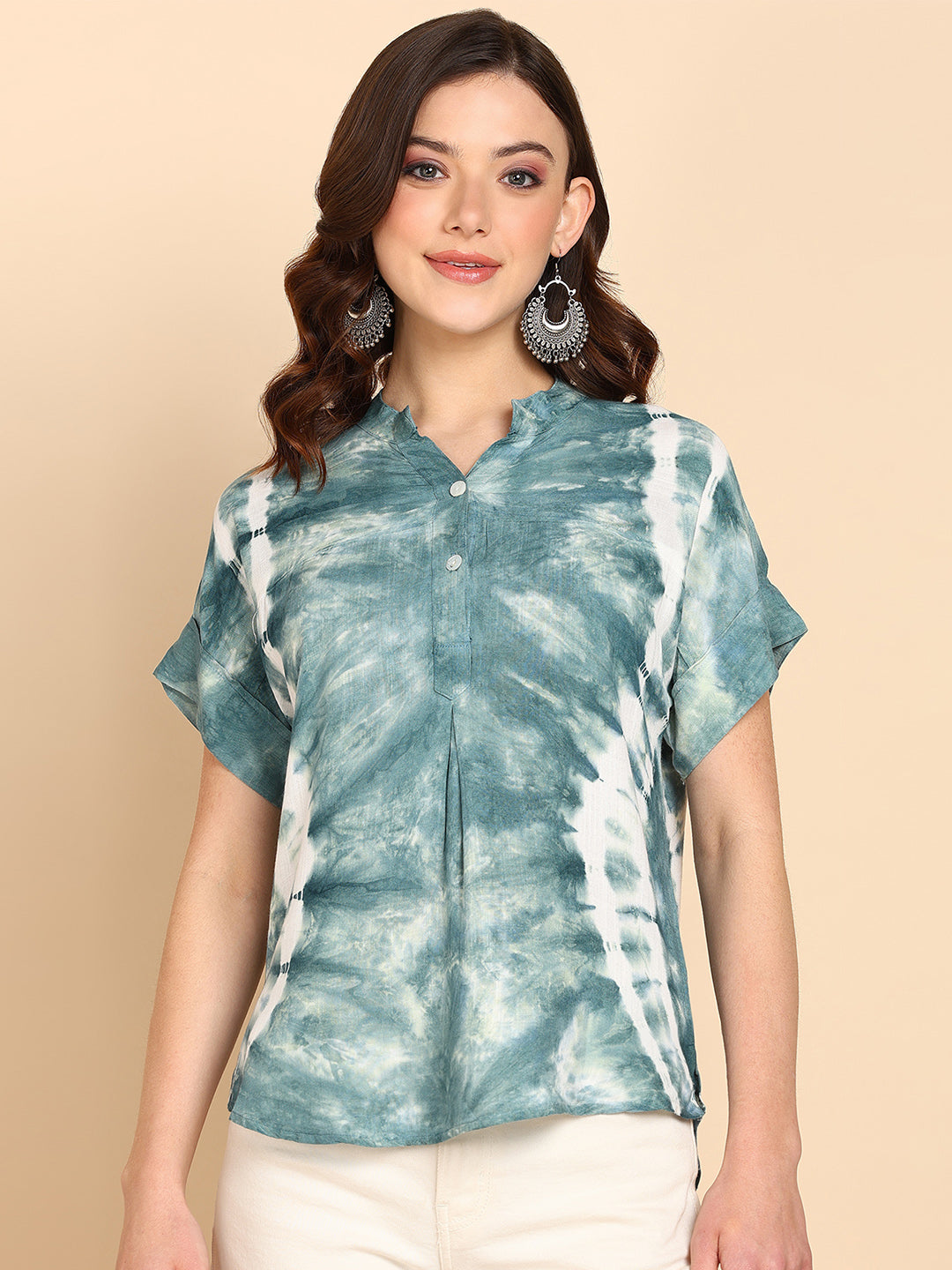 Hand Tie Dyed Mother Daughter Top Combo (COMBOMD9023)