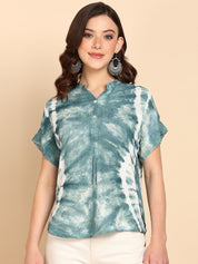 Hand Tie Dyed Mother Daughter Top Combo (COMBOMD9023)