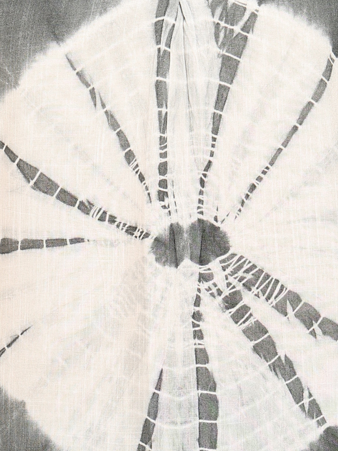 Women Casual Rayon Slub Tie & Dye V-Neck Short Sleeves Regular Fit Top (W1686)