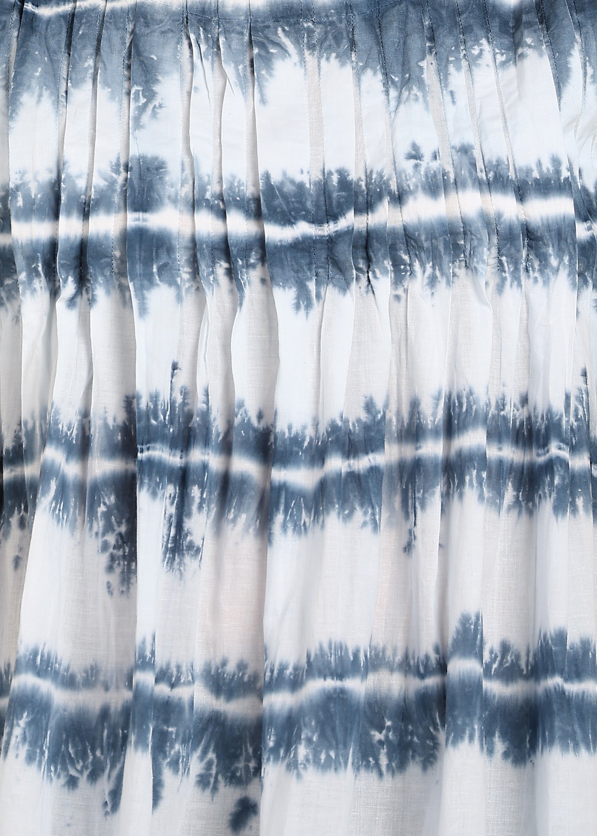 Women Casual Tie & Dye Cotton Flared Top (W1726)