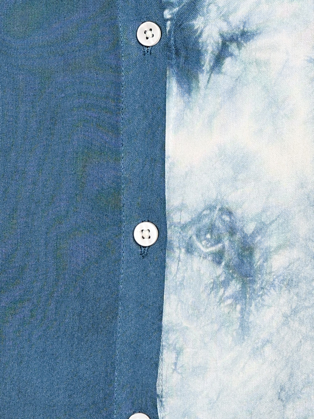 Women Casual Rayon Staple Tie & Dye Spread Collar Full Sleeves Relaxed Fit Shirt (W1692)