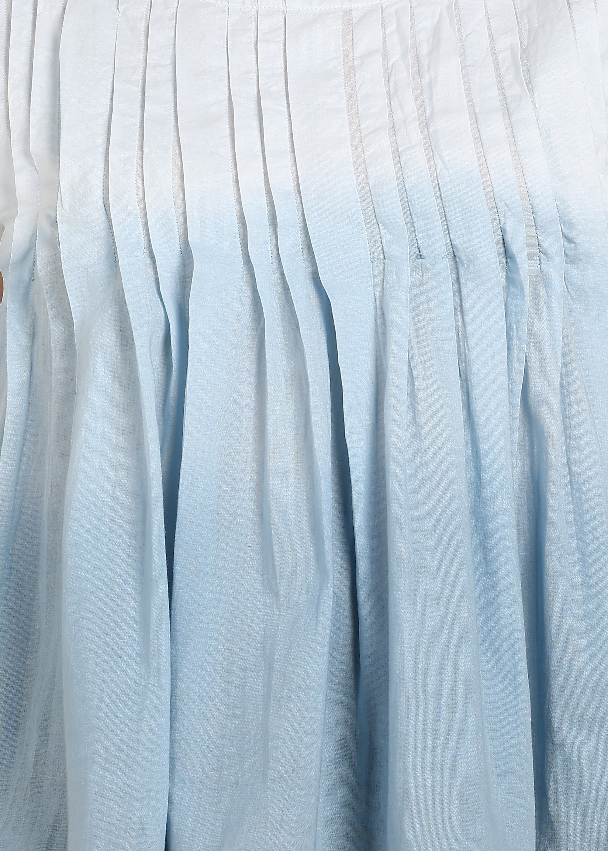 Women Casual Tie & Dye Cotton Flared Top (W1727)