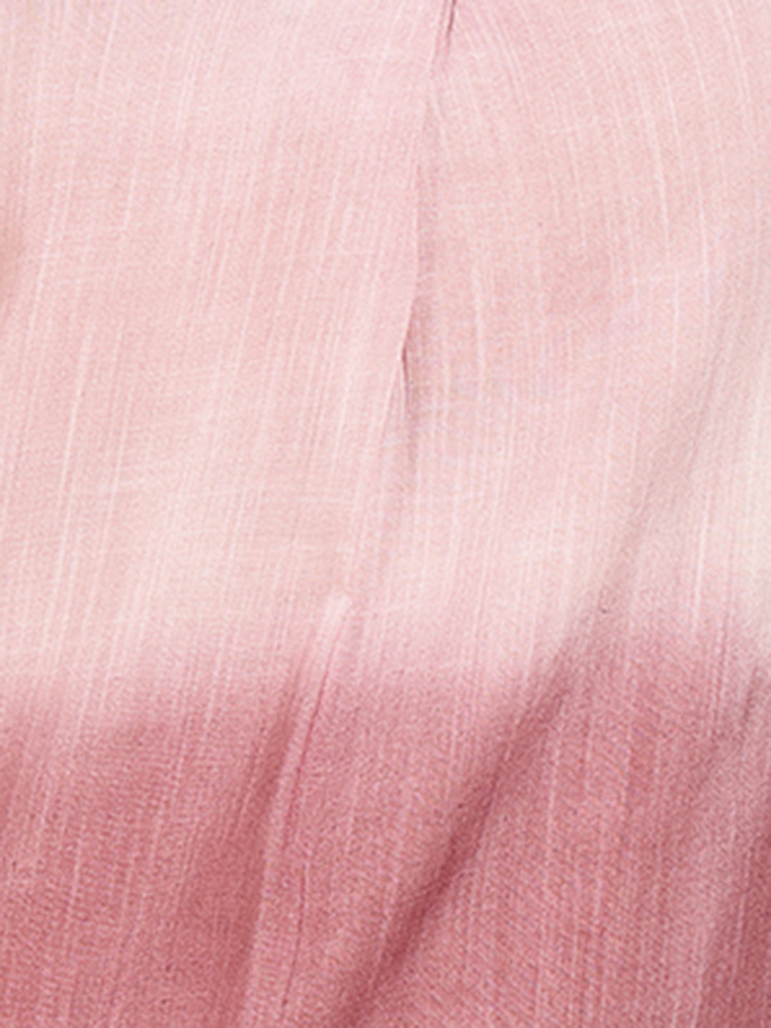 Women Casual Rayon Slub Tie & Dye V-Neck Short Sleeves Regular Fit Top (W1684)