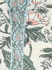 Women Casual Block Printed Cotton Regular Fit Top (1681)