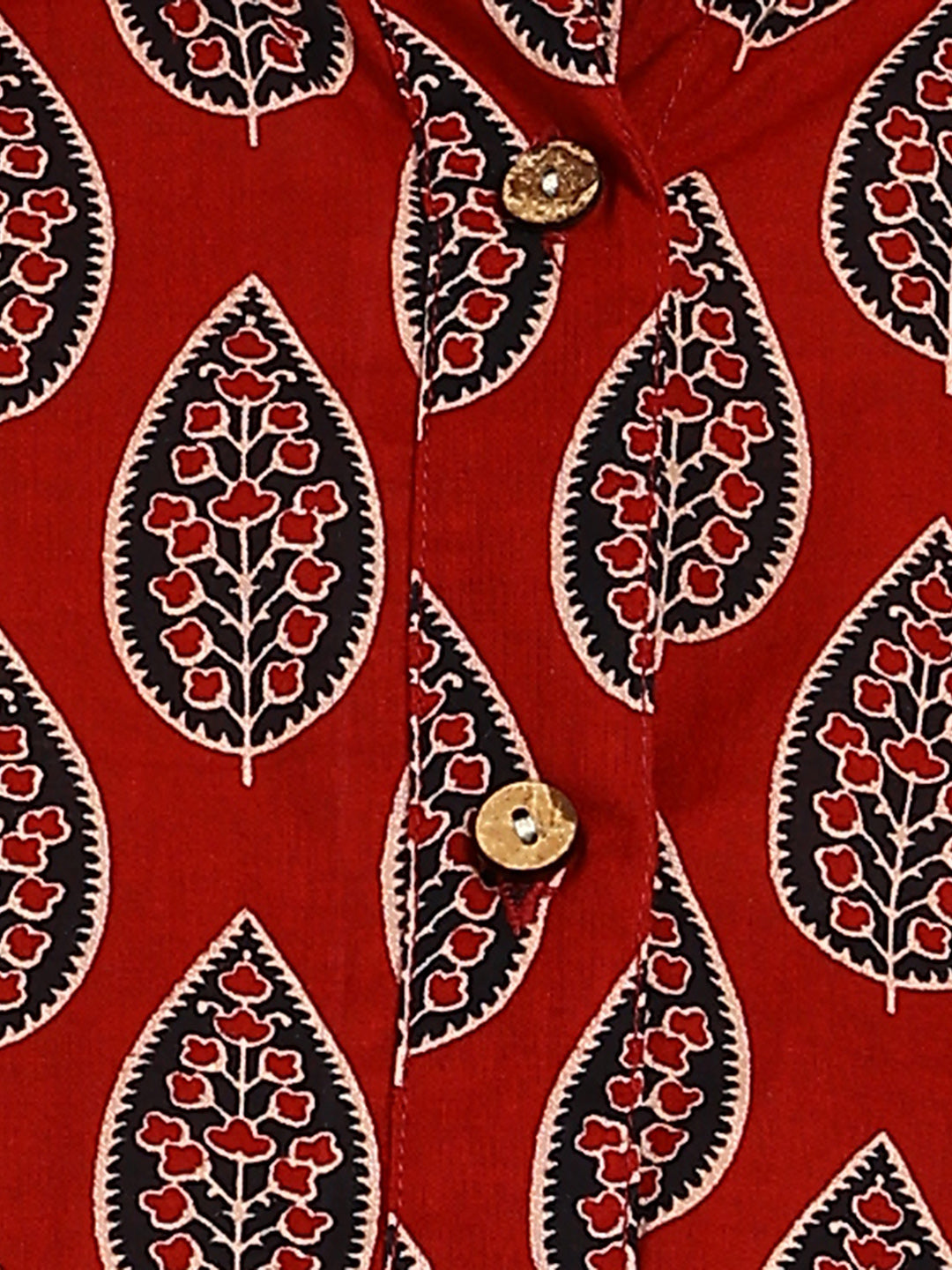 Women Casual Block Printed Cotton Regular Fit Shirt (W1675)