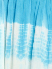 Women Hand Tie & Dye Rayon A-Line Dress (W1733)