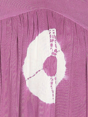 Women Hand Tie & Dye Rayon A-Line Dress (W1732)