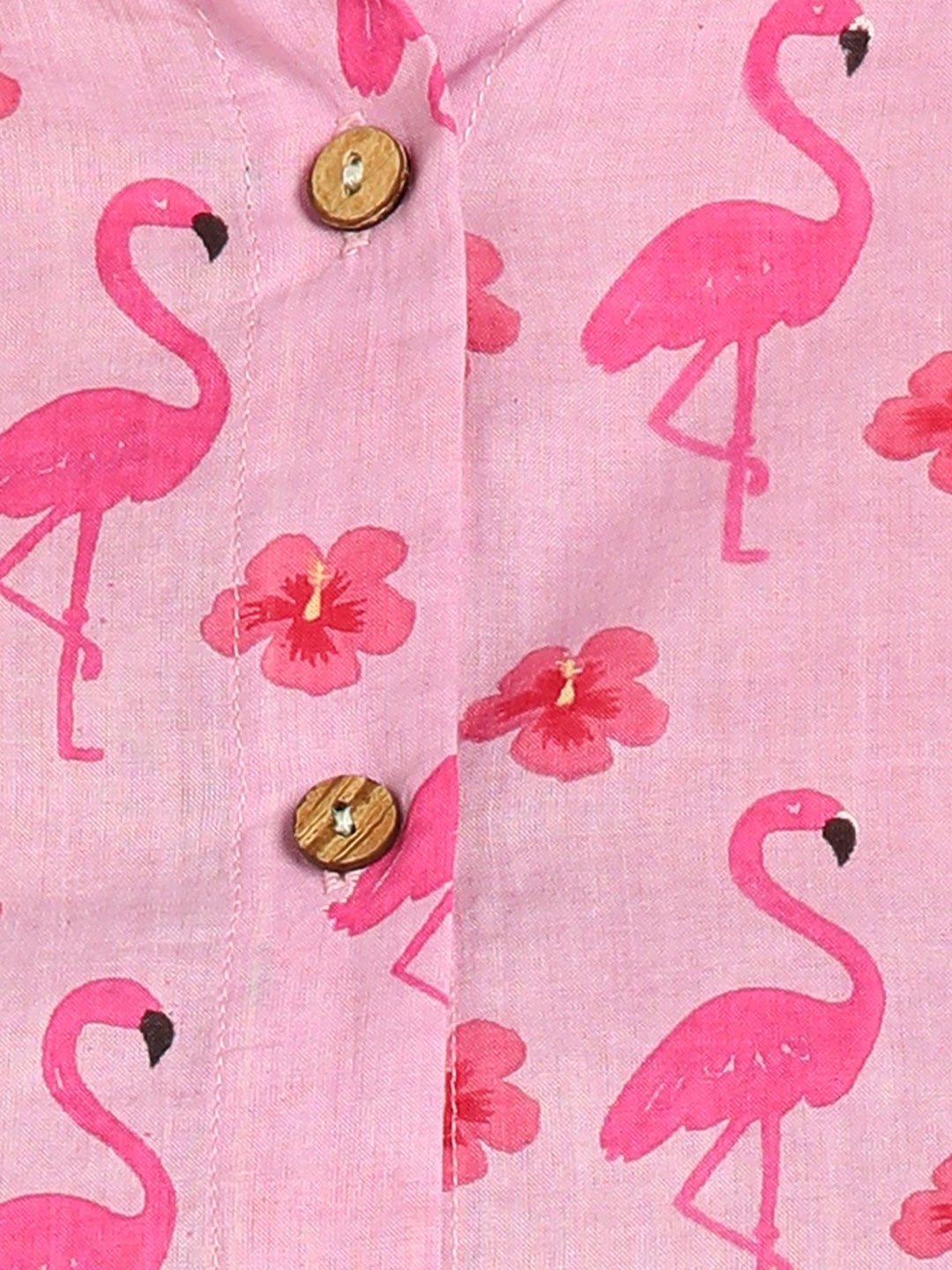 Women Casual Trpical Printed Cotton Regular Fit Shirt (W1677)