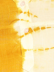 Women Casual Rayon Slub Tie & Dye Mandarin Short Sleeves Regular Fit Top (W1703)