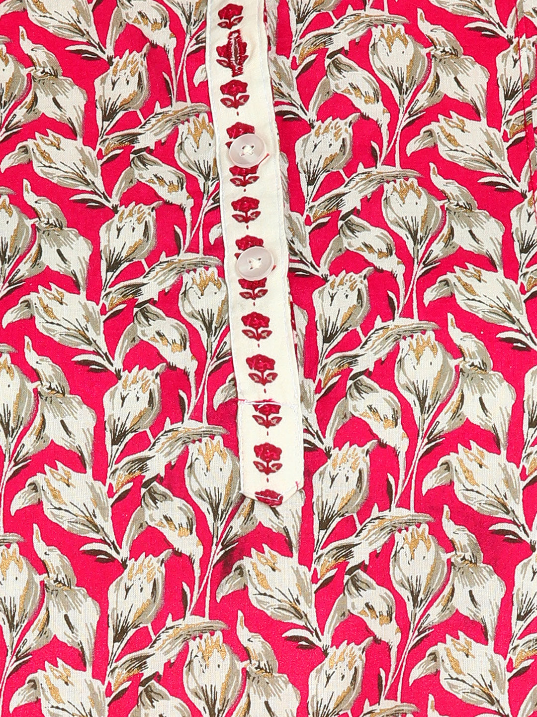 Women Casual Block Printed Cotton Regular Fit Top (W1683)