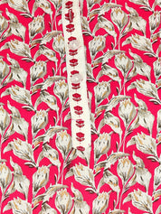 Women Casual Block Printed Cotton Regular Fit Top (W1683)