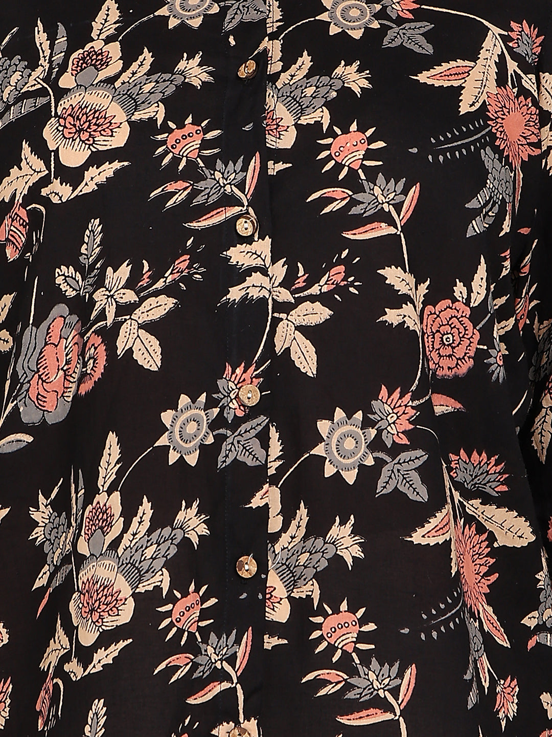 Women Casual Printed Cotton Regular Fit Shirt (W1676)