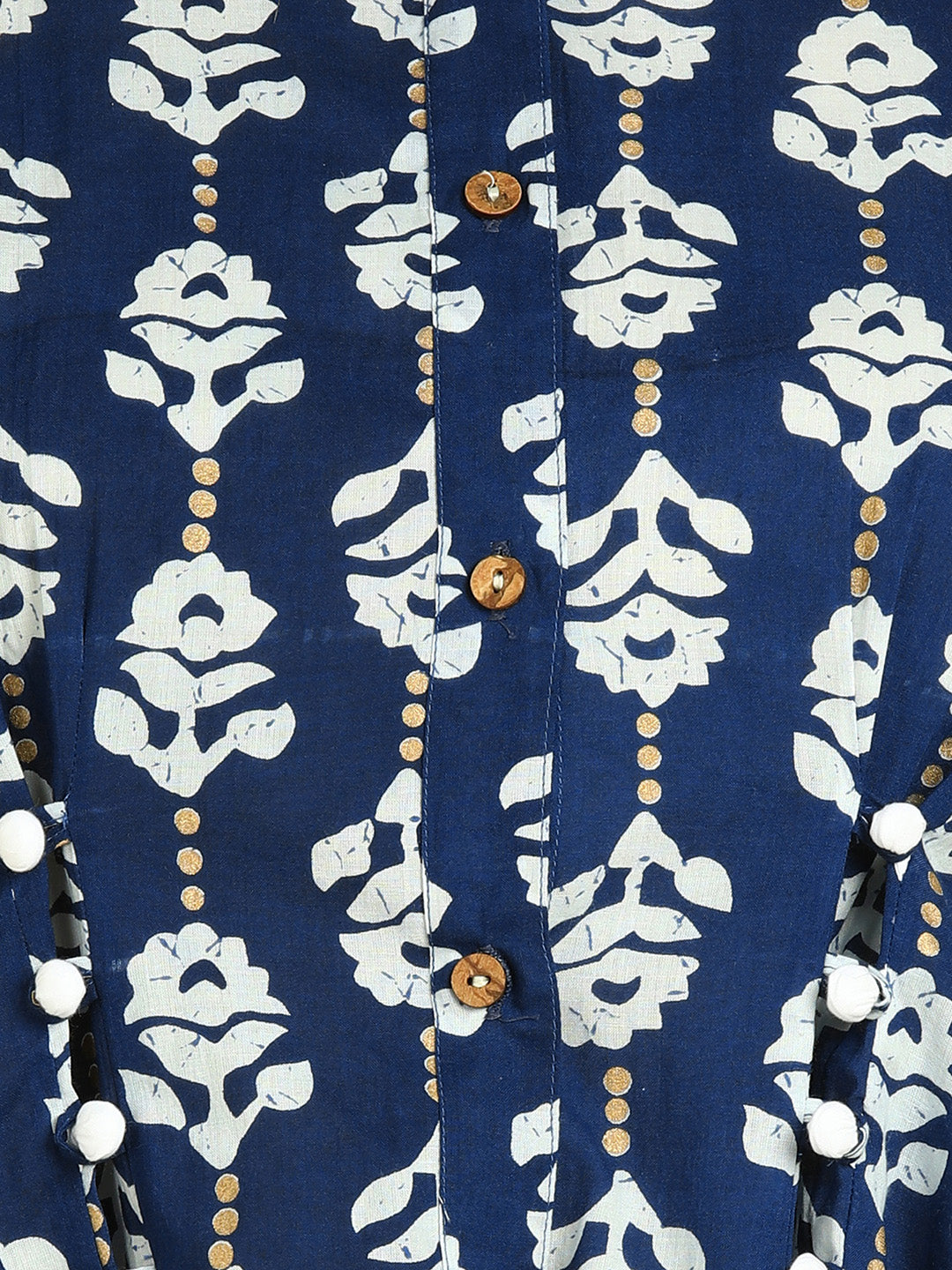 Women Casual Block Printed Cotton Regular Fit Shirt (W1674)