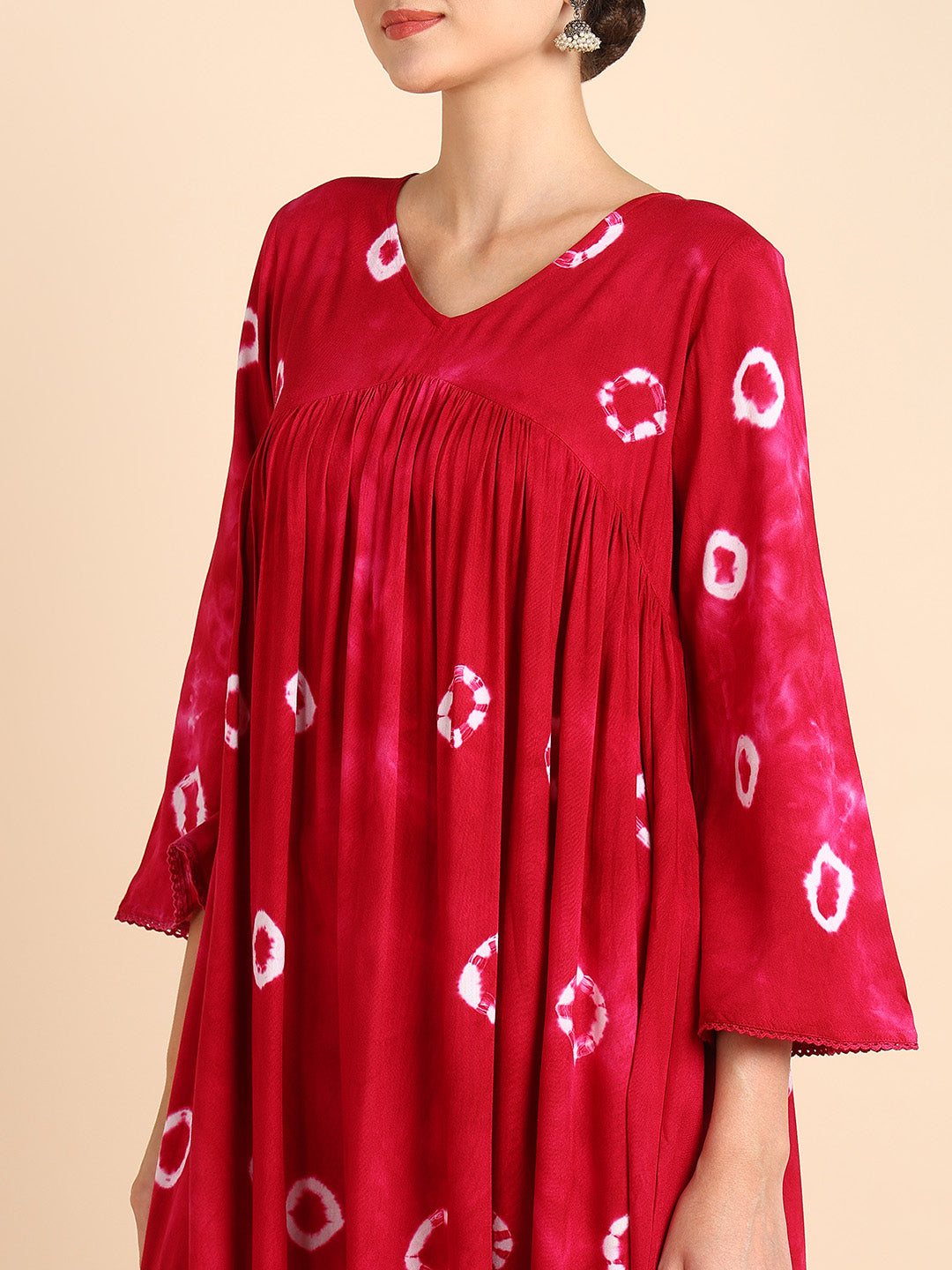 alia cut dress Hand Dyed Alia Cut Dress for Women (W1496) – Jaipurhues.com