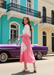 Women Rayon Staple  Bobbin Dress (W1468)